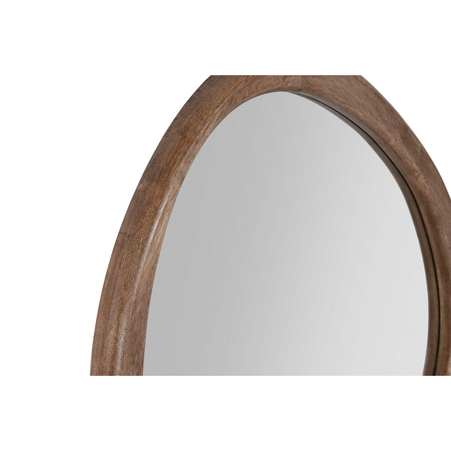 Stensko ogledalo Home ESPRIT Rjava Jelka 78,5 x 3,5 x 80 cm