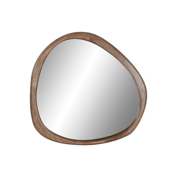Stensko ogledalo Home ESPRIT Rjava Jelka 78,5 x 3,5 x 80 cm