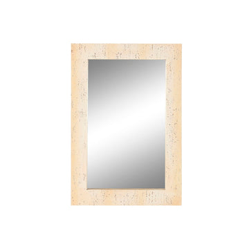 Stensko ogledalo Home ESPRIT Bež Magnezij Marmor Sodobna 61,6 x 4 x 92 cm