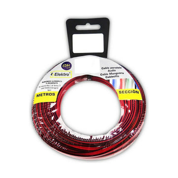 Zvočni kabel EDM 2 x 1,5 mm 10 m Rdeč/Črn