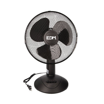 Namizni ventilator EDM Črna 45 W
