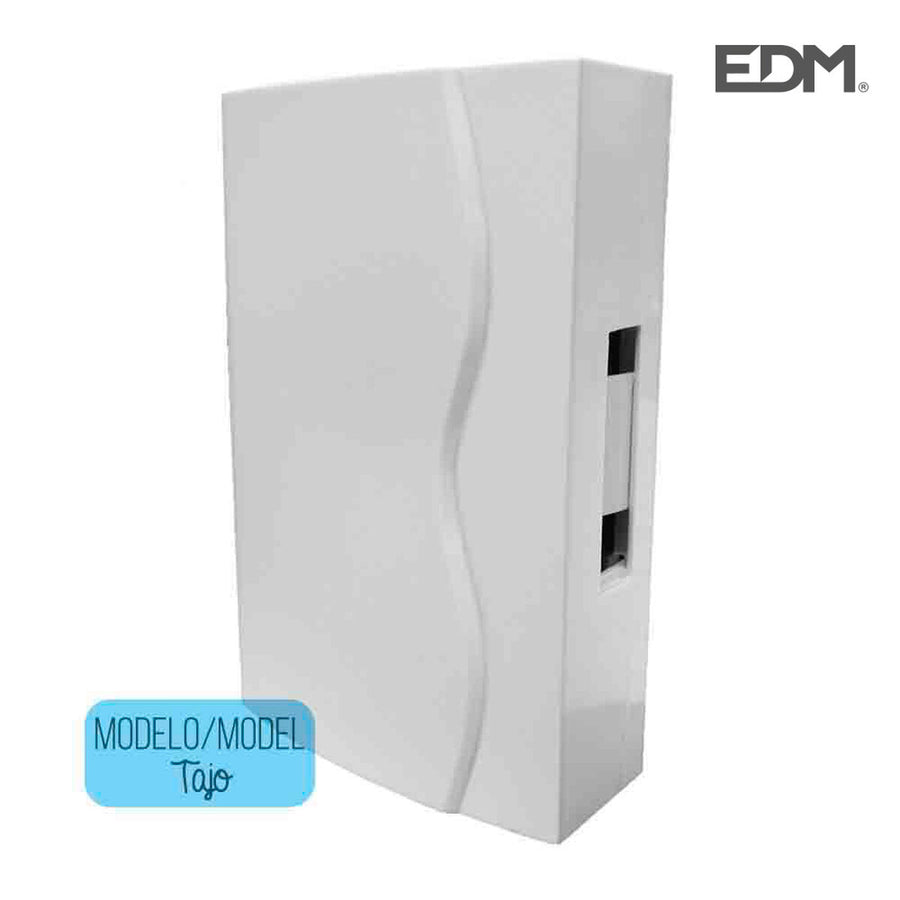 Vratni zvonec EDM Tajo Glasbeno 80 dB (117 x 105 x 49 mm) (110-230 V)
