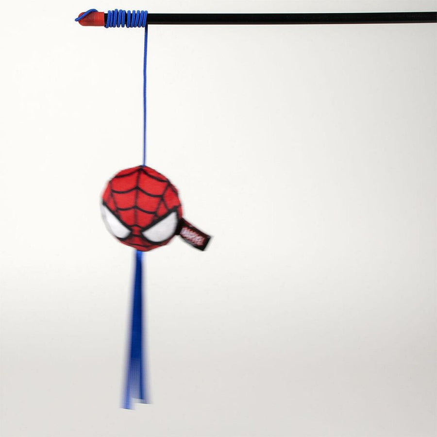 Igrača za mačke Spider-Man Rdeča 100 % poliester