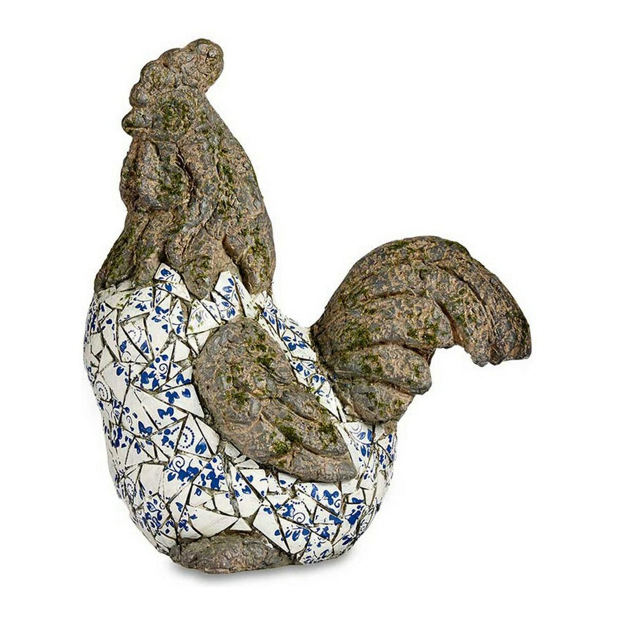 Okrasna vrtna figura Mozaik Petelin Poliresin (22,5 x 46 x 41,5 cm)