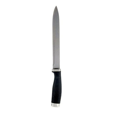 Kuhinjski nož Nerjaveče jeklo Srebrna Črna Plastika