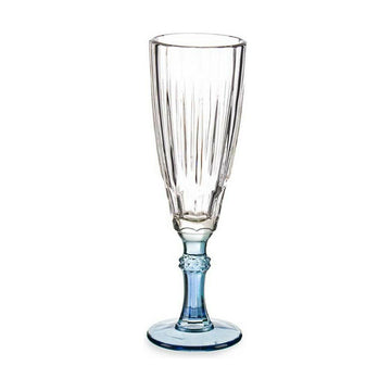 Kozarec za šampanjec Exotic Kristal Modra 170 ml
