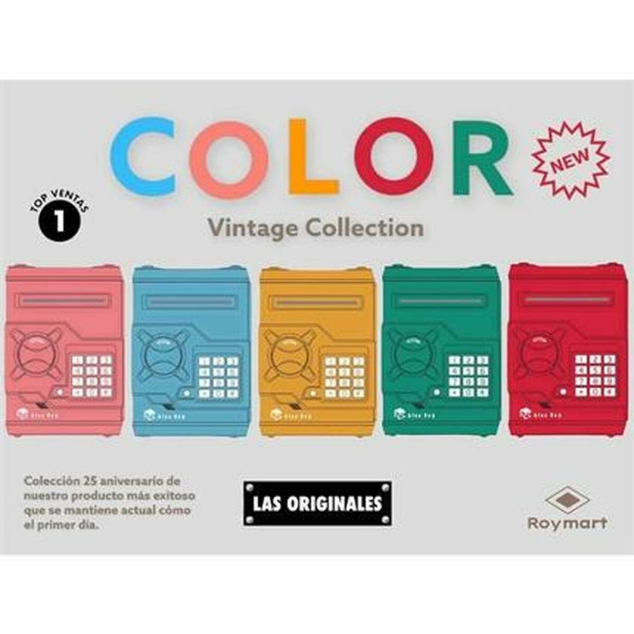 Hranilnik Roymart Color Vintage Sef 18 x 13 x 12 cm