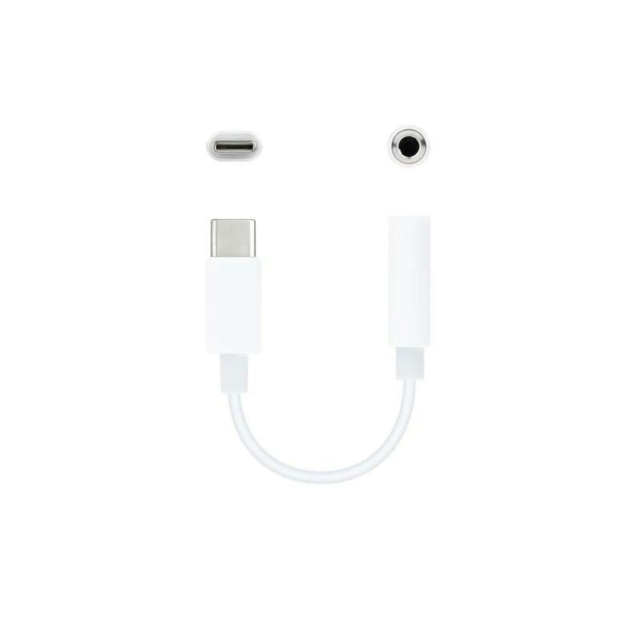 Adapter USB-C v Jack 3.5 mm NANOCABLE 10.24.1205-W Bela (1 kosov)
