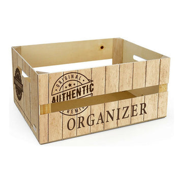 Škatla za Shranjevanje s Pokrovom Confortime Organizer Les (32 x 24,5 x 14 cm)