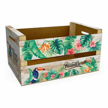 Škatla za Shranjevanje s Pokrovom Confortime Paradise Svetleč Tropical (44 x 24,5 x 23 cm)