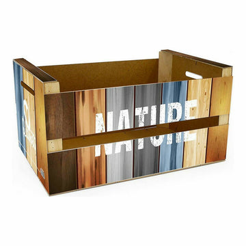 Škatla za Shranjevanje s Pokrovom Confortime Nature Svetleč (36 x 26,5 x 17 cm)