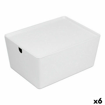 Organizacijska zložljiva škatla Confortime S pokrovom 35 x 26 x 16 cm (6 kosov)