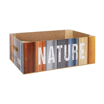 Škatla za Shranjevanje s Pokrovom Confortime Nature 30 x 20 x 10 cm Les