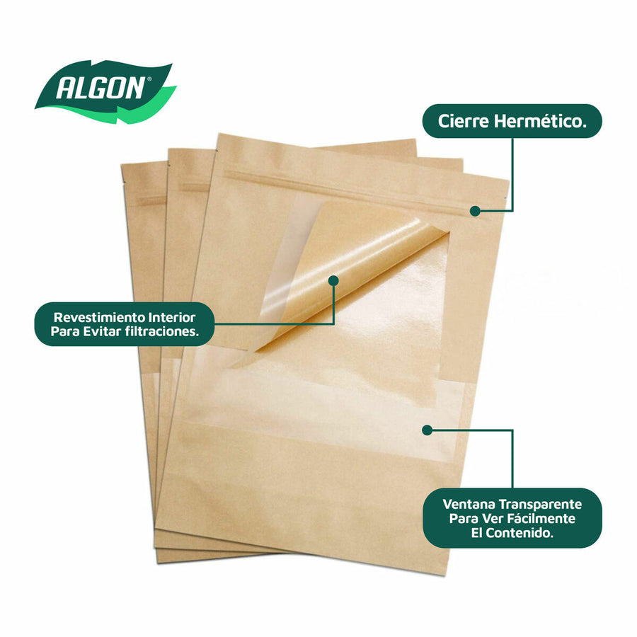 Set vrečk za večkratno uporabo za živila Algon Hermetično zapiranje 20 x 30 x 5 cm (24 kosov)