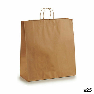 Papirnata vreča 46 x 16 x 59 cm Rjava (25 kosov)