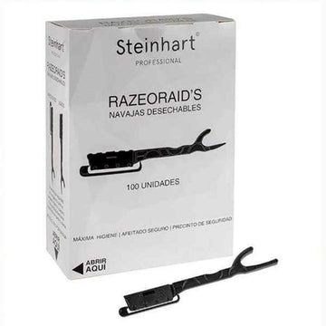 Žepni noži Steinhart Razeoraid's Za enkratno uporabo Črna 100 kosov (100 uds)