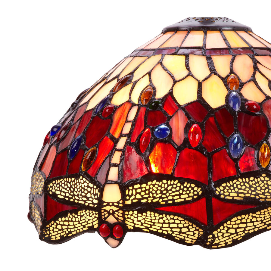 Svetilka namizna Viro Belle Rouge Granatna Zinok 60 W 40 x 60 x 40 cm