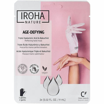 Maska za roke Iroha IN/HAND-9-15 Proti staranju Hialuronska Kislina 9 ml