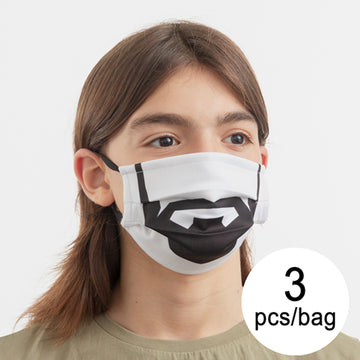 Higienska maska iz tkanine za ponovno uporabo Beard Luanvi Velikost M Paket 3 enot