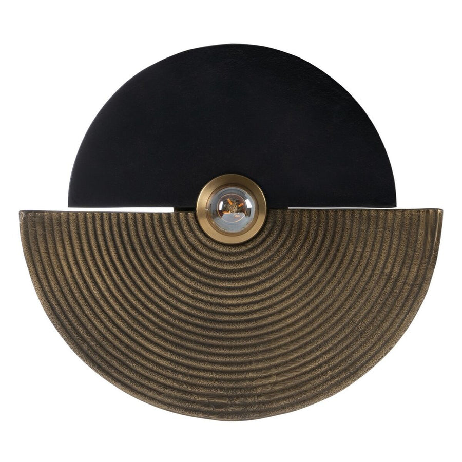 Stenska luč Črna Zlat Aluminij Železo A 220-240 V 41 x 9 x 36 cm