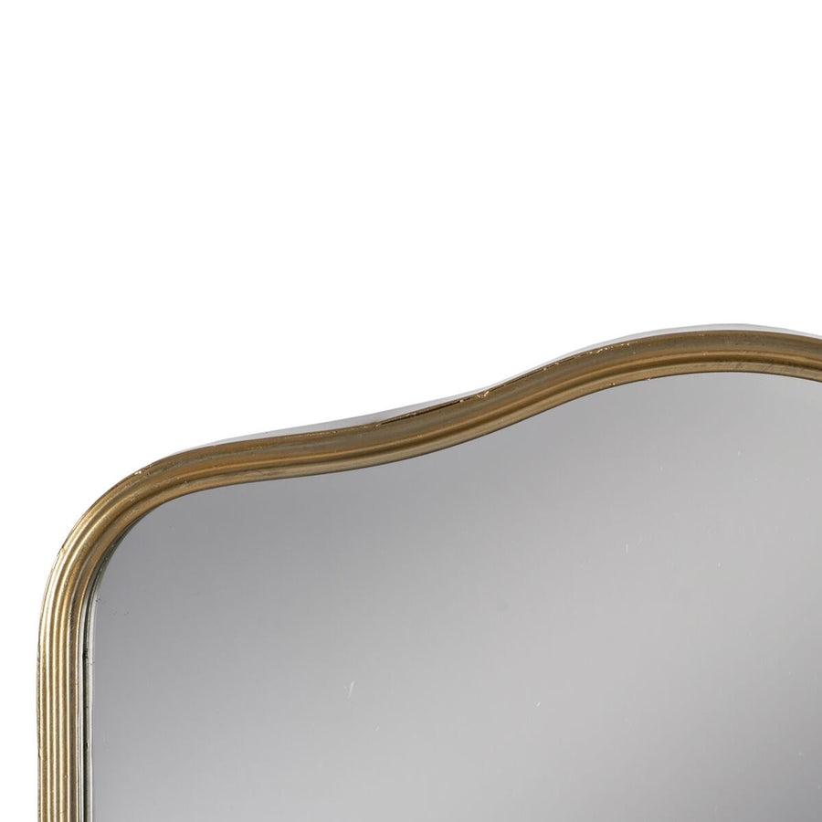 Stensko ogledalo Zlat Kristal Železo 40 x 20 x 37 cm