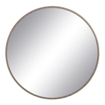 Stensko ogledalo Naraven Kristal Les MDF 89,5 x 4,5 x 89,5 cm