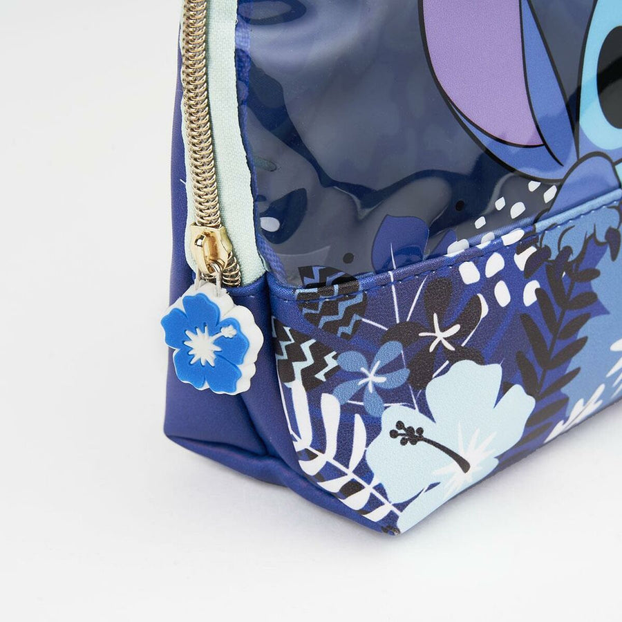Potovalna kozmetična torba Stitch Modra Poliuretan