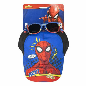 Komplet kapa in sončna očala Spider-Man Otroška 2 Kosi