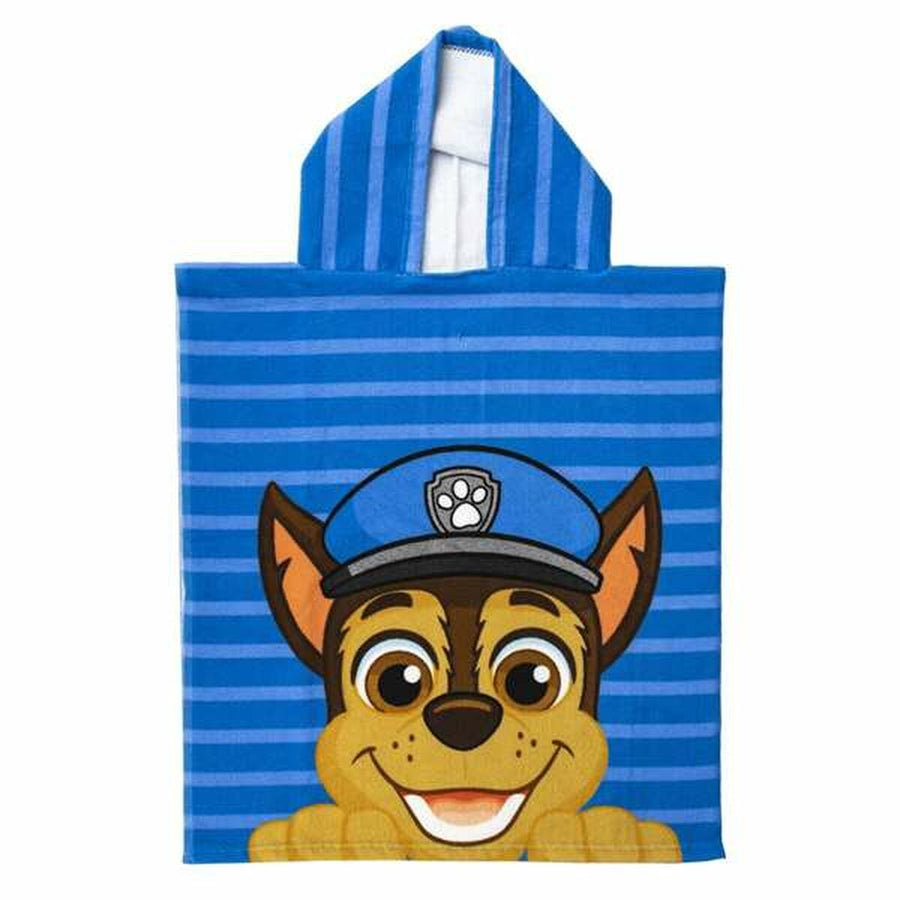 Brisača iz frotirja s kapuco The Paw Patrol Blue 50 x 115 cm