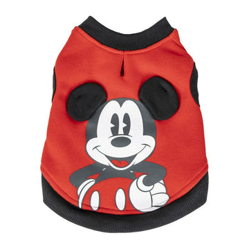 Pasja majica Mickey Mouse M Rdeča