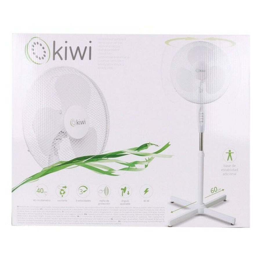 Prostostoječi ventilator Kiwi Bela 45 W (Ø 40 cm)