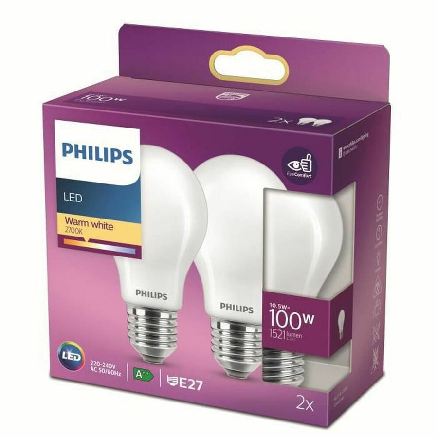 LED svetilka Philips Bela D A+ (2700k) (2 kosov) (Prenovljeni izdelki A+)
