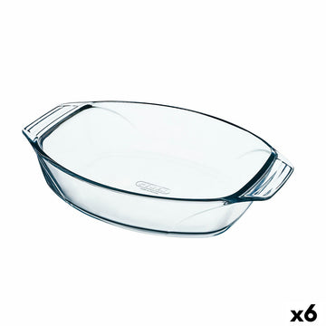 Pekač Pyrex Irresistible Prozorno Steklo Ovalne 35,1 x 24,1 x 6,9 cm (6 kosov)
