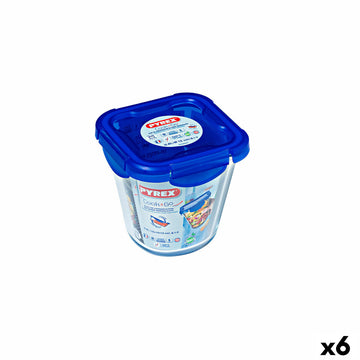 Hermetična Škatla za Malico Pyrex Cook & go Prozorno Steklo (800 ml) (6 kosov)