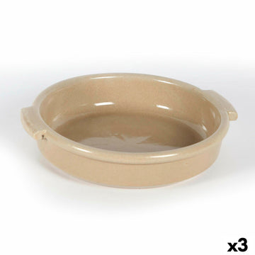 Ponev za omako Anaflor Keramika Rjava (Ø 21 cm) (3 kosov)