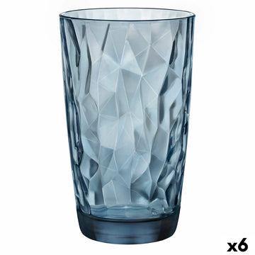 Kozarec Bormioli Rocco Modra Steklo (470 ml) (6 kosov)
