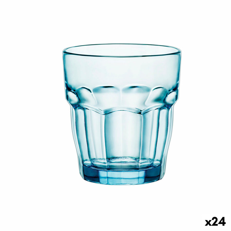 Kozarec Bormioli Rocco Rock Bar Modra Steklo 270 ml (24 kosov)