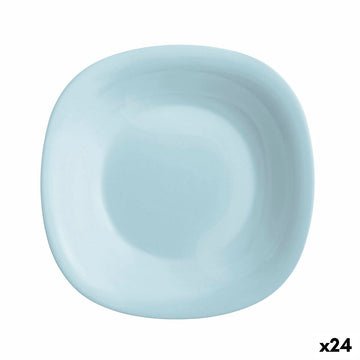 Globok Krožnik Luminarc Carine Paradise Modra Steklo 21 cm (24 kosov)