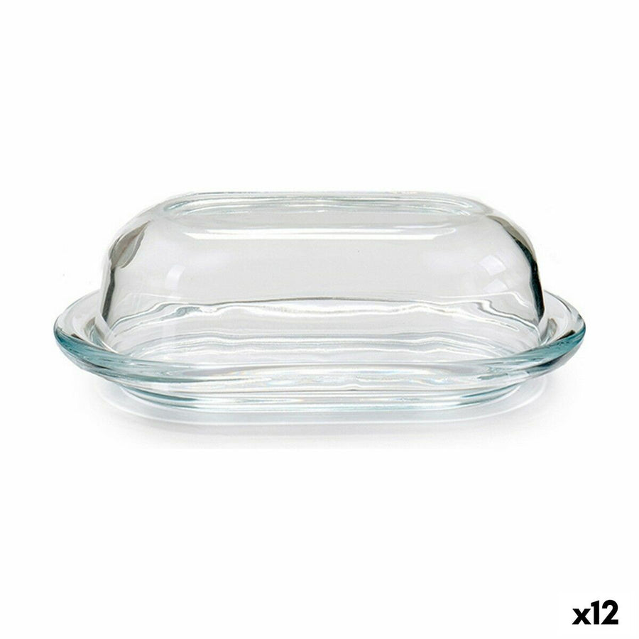Maslena posoda Steklo (13 x 7 x 19,7 cm) (12 kosov)