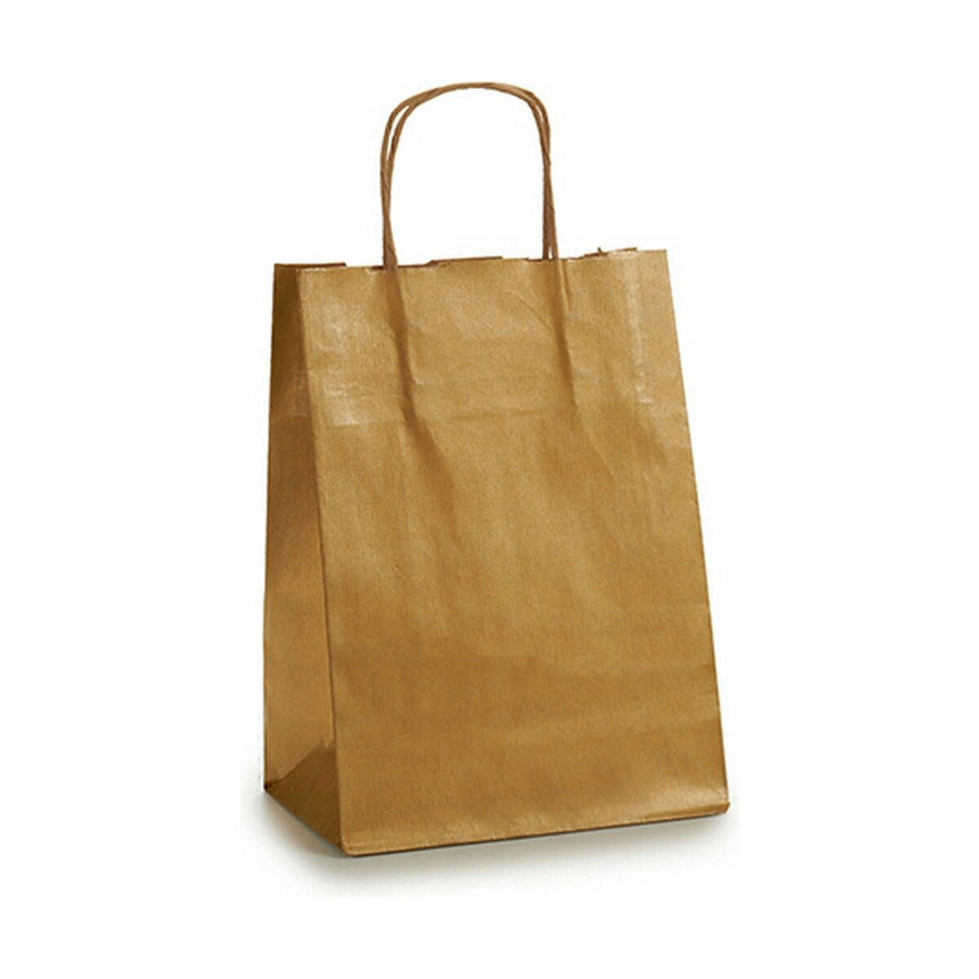 Papirnata vreča Zlat (24 x 12 x 40 cm) (25 kosov)