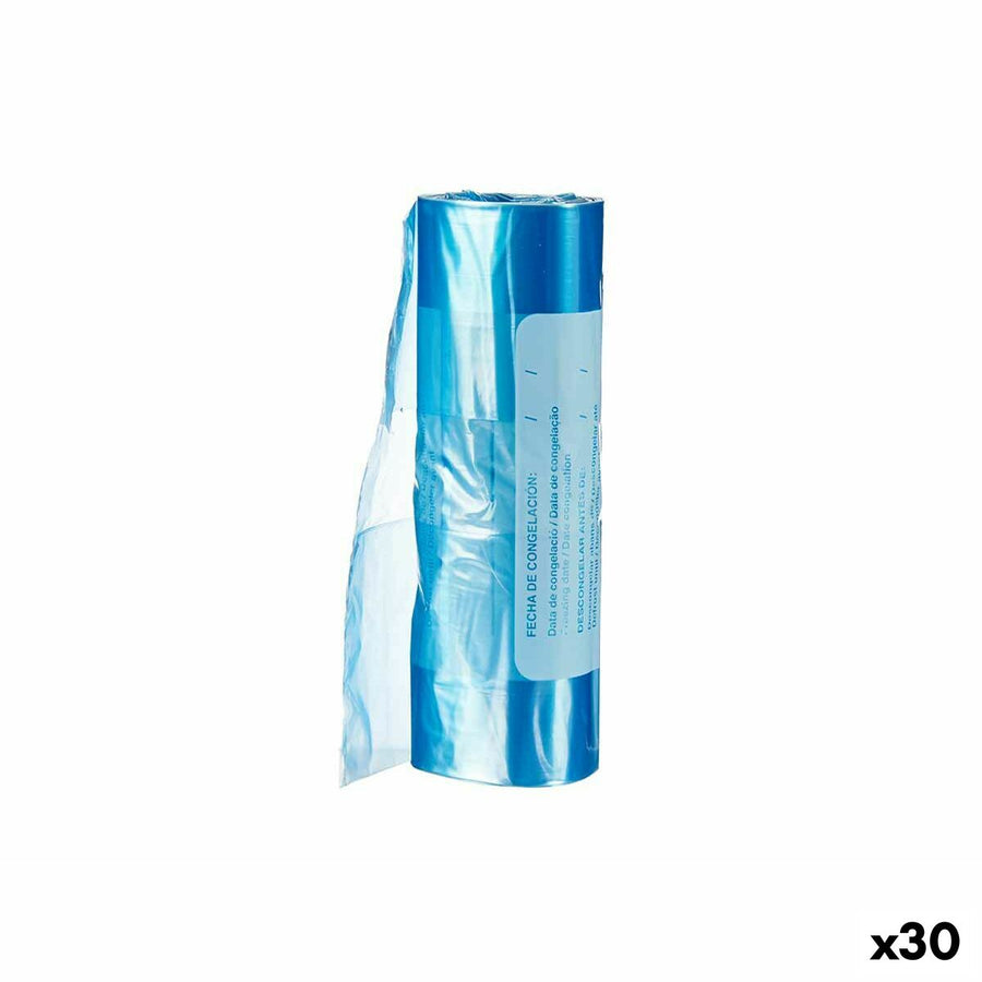 Vrečka z zamrzovalnikom 22 x 35 cm Modra Polietilen 30 kosov