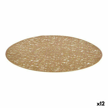 Podloga Zlat Plastika (Ø 38 cm) (12 kosov)