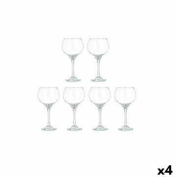 Set skodelic Ambassador Koktajl Prozorno Steklo 790 ml (4 kosov)