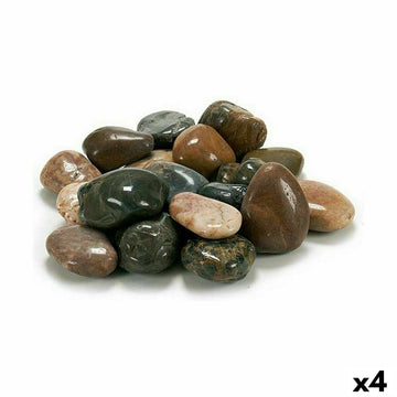Dekorativni kamni Siva Rjava 3 Kg (4 kosov)