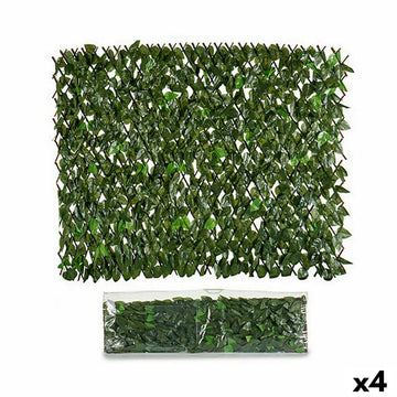 Vrtna ograja Listi 1 x 2 m Zelena Plastika (4 kosov)