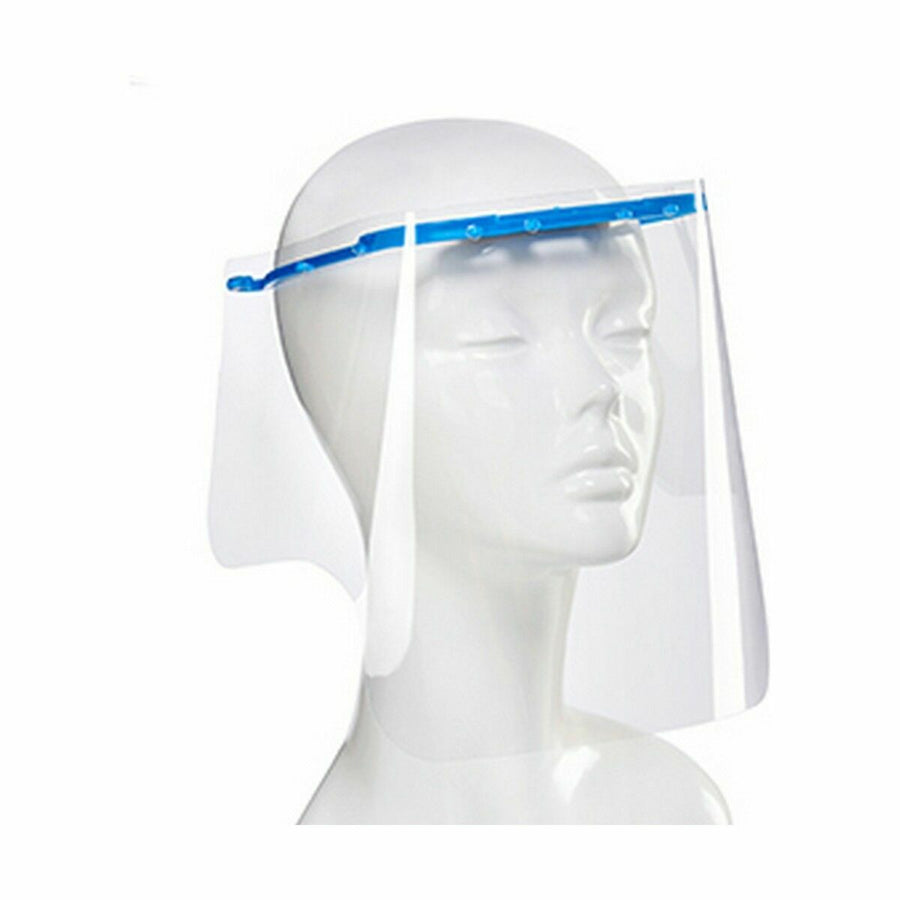 Zaslon za zaščito obraza Prozorno Plastika (100 kosov)
