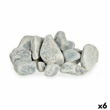 Dekorativni kamni 2 Kg Svetlo siva (6 kosov)