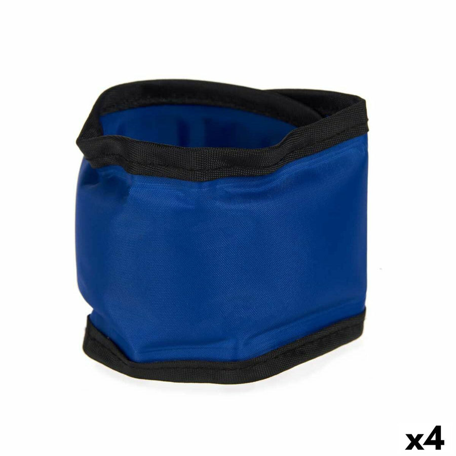 Pasja ovratnica Modra Črna PVC Gel 6,3 x 1 x 30 cm Hladilno sredstvo (4 kosov)