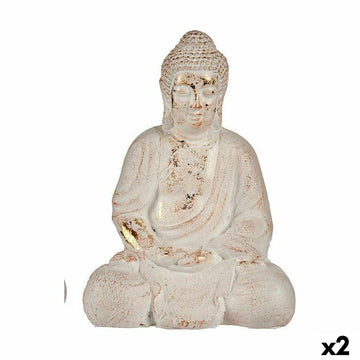 Okrasna vrtna figura Buda Poliresin 22,5 x 41,5 x 29,5 cm (2 kosov)