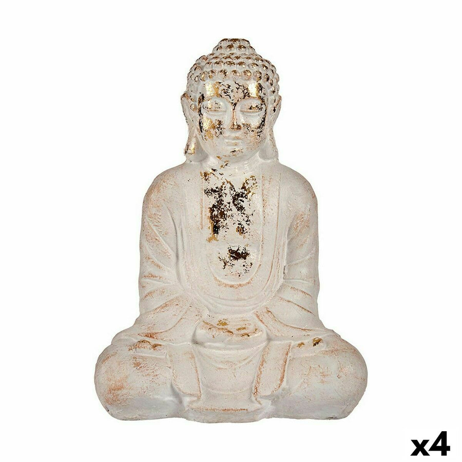 Okrasna vrtna figura Buda Poliresin 17 x 37 x 26 cm (4 kosov)